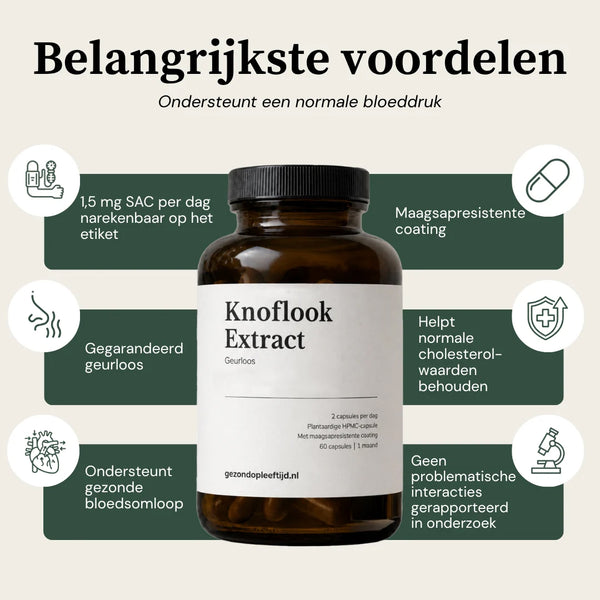 Gerijpt Knoflookextract-Supplement
